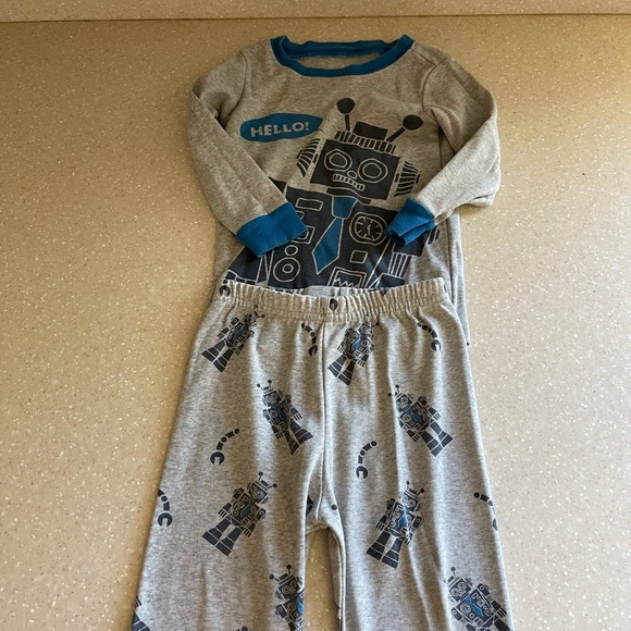 Carter's Blue and Gray Pajama Set - Picture 1 of 4